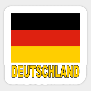 The Pride of Germany - Deutschland - German Flag Design Sticker